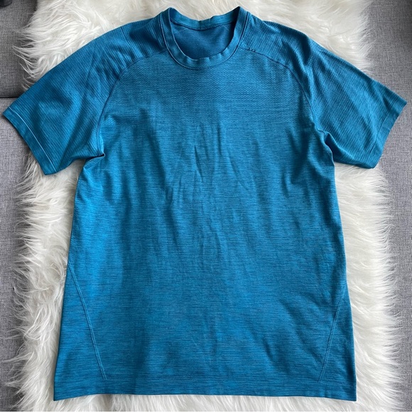 Lululemon Metal Vent Tech Short Sleeve Dark Royal/Baltic Blue - Picture 3 of 7